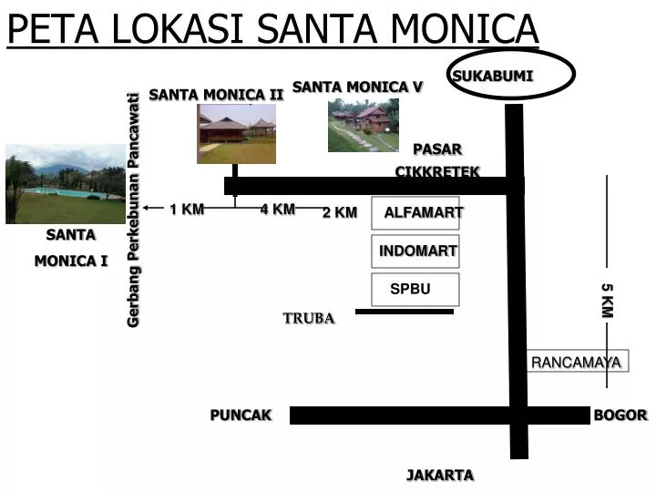 peta lokasi santa monica
