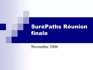 surepaths r union finale