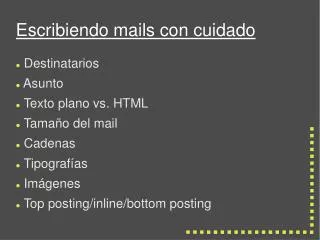 escribiendo mails con cuidado