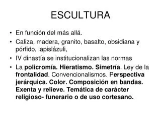 escultura