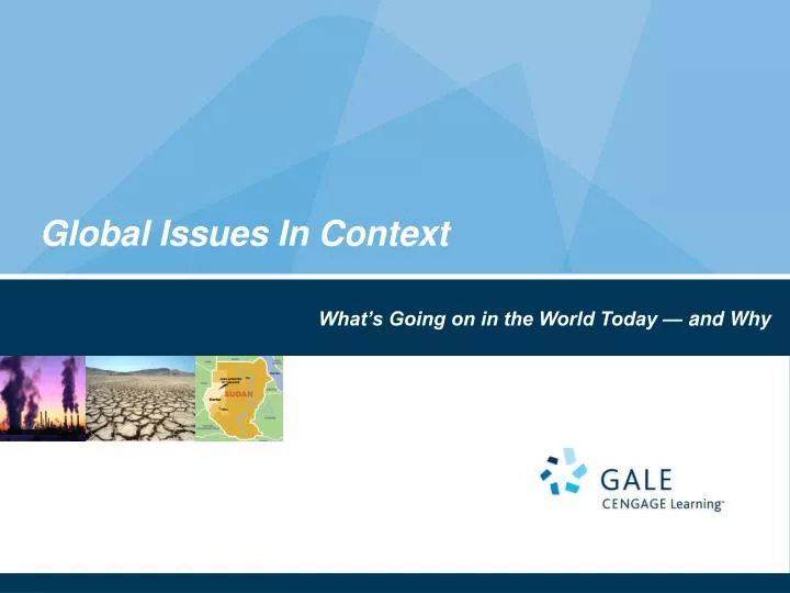 global issues in context