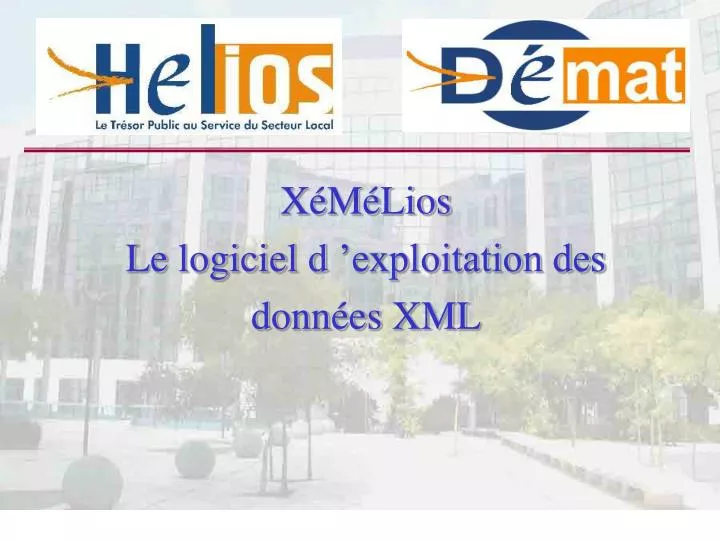 x m lios le logiciel d exploitation des donn es xml