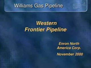 Western Frontier Pipeline