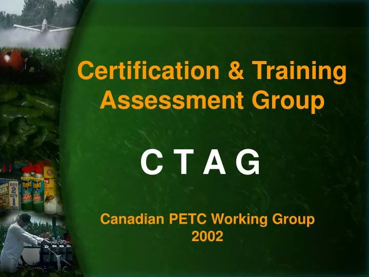 certification training assessment group