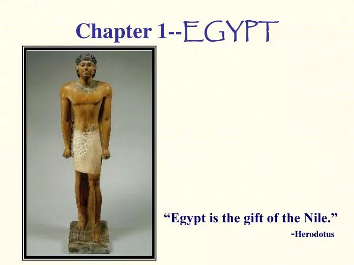 chapter 1 egypt