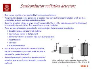 Semiconductor radiation detectors