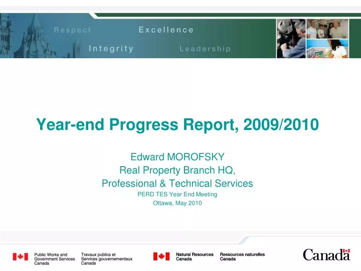 year end progress report 2009 2010