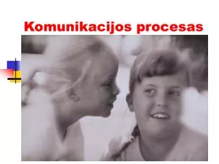 komunika cijos procesas