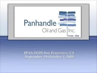 2008 IPAA OGIS San Francisco, CA - October 6 2008