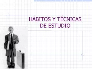 h bitos y t cnicas de estudio