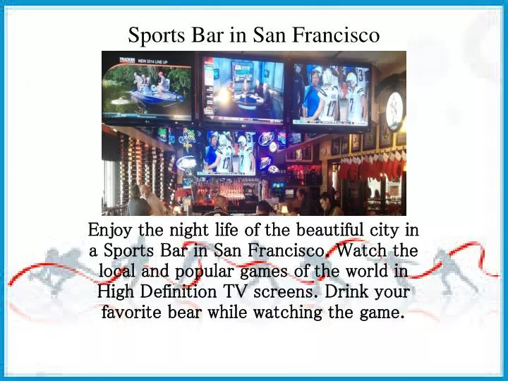 sports bar in san francisco