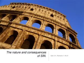 The nature and consequences of SIN.