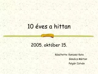 10 ves a hittan