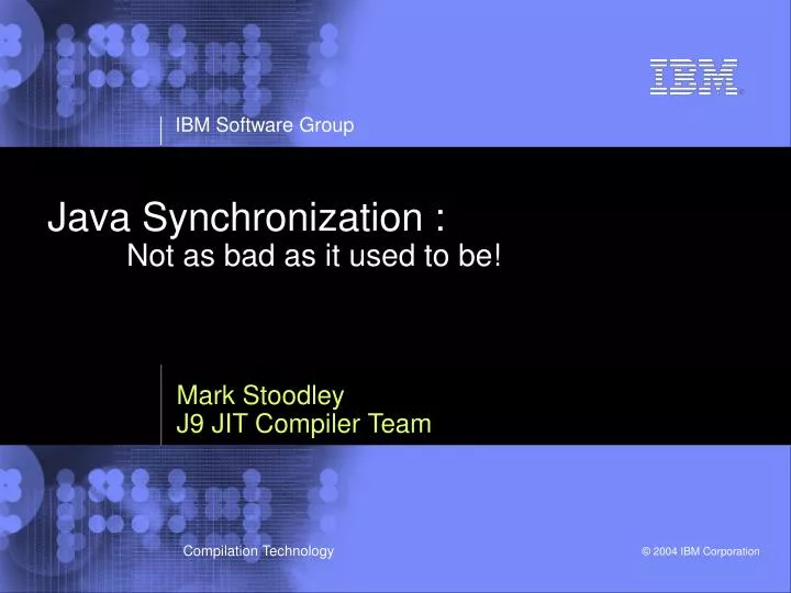 java synchronization not as bad as it used to be
