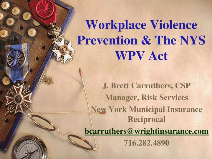 workplace violence prevention the nys wpv act