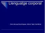 Llenguatge corporal - slide 1