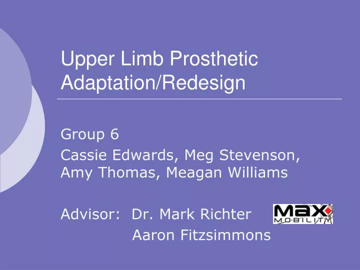 upper limb prosthetic adaptation redesign