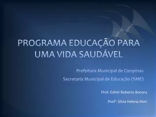 programa educa o para uma vida saud vel