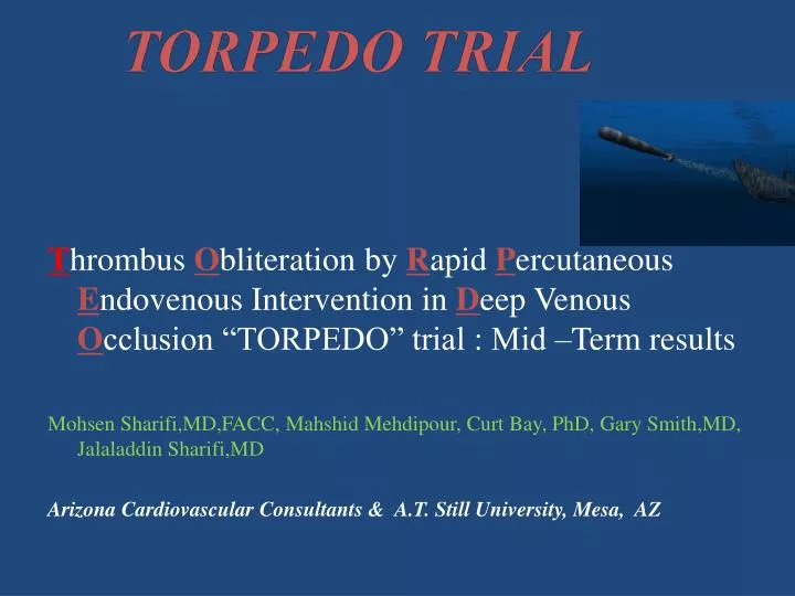 torpedo trial