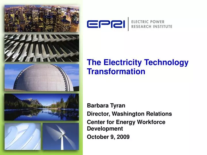 the electricity technology transformation