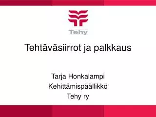 teht v siirrot ja palkkaus