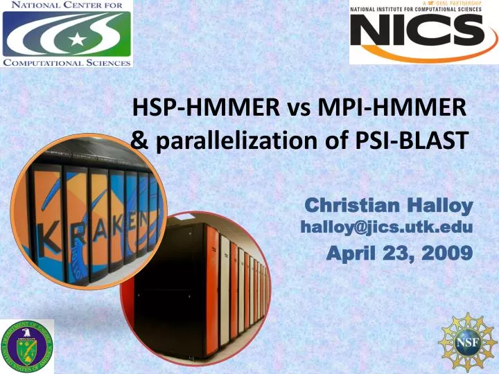 hsp hmmer vs mpi hmmer parallelization of psi blast