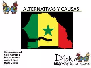 alternativas y causas