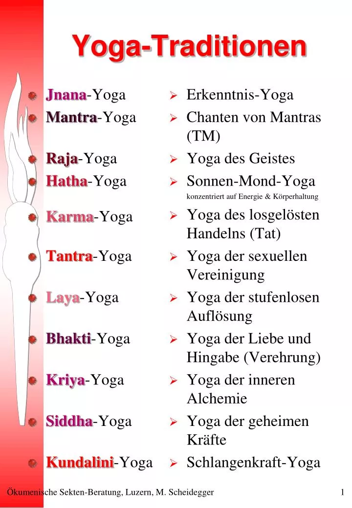 yoga traditionen