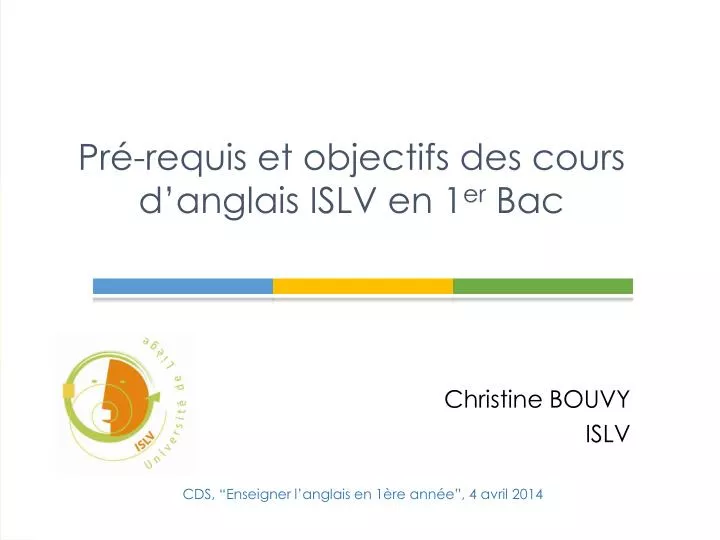 pr requis et objectifs des cours d anglais islv en 1 er bac