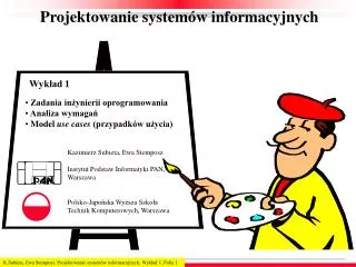 projektowanie system w informacyjnych