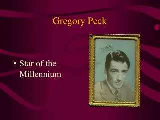 gregory peck