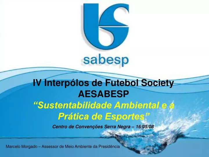 iv interp los de futebol society aesabesp sustentabilidade ambiental e a pr tica de esportes