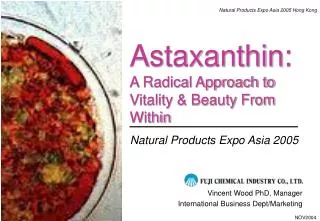 Astaxanthin: A Radical Approach to Vitality &amp; Beauty From Within