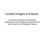 Landsat Imagery &amp; Analysis - slide 1