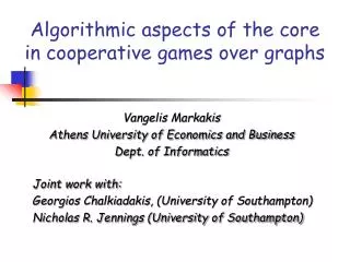 Algorithmic aspects of the core in cooperative games over graphs