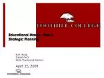 Educational Master Plan &amp; Strategic Planning - slide 1