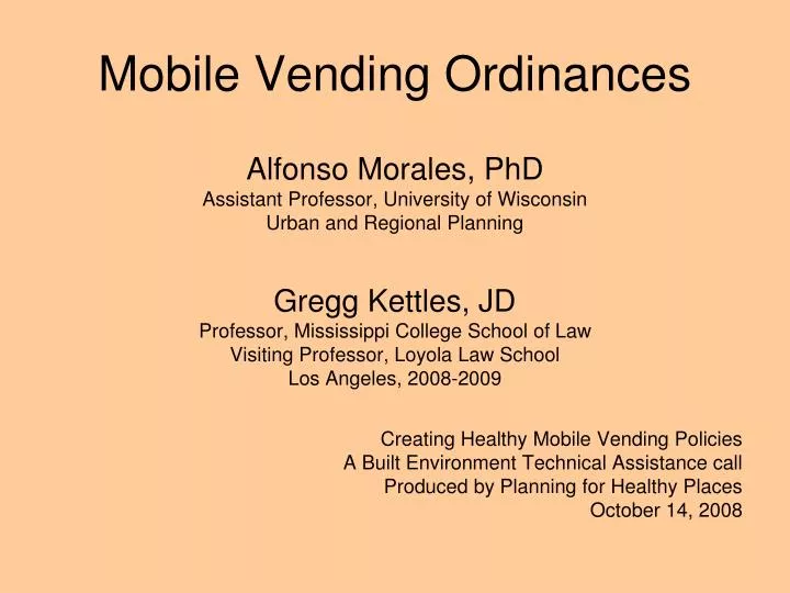 mobile vending ordinances