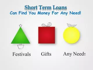 Avail Short Term Loans Bad Credit for Any Urgent Need!