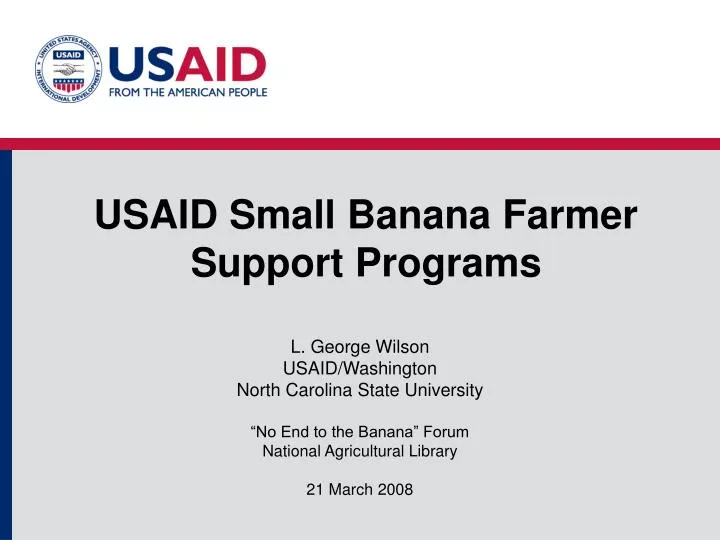 usaid small banana farmer support programs