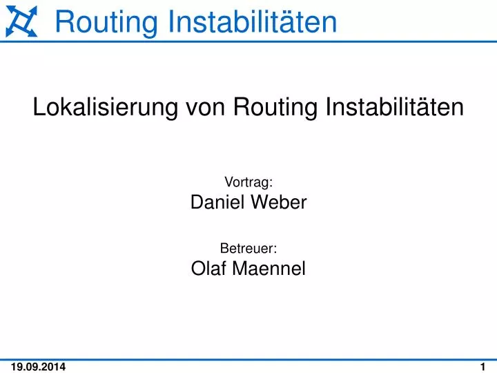 routing instabilit ten