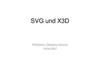 svg und x3d