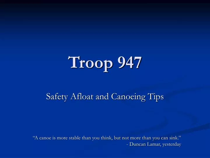 troop 947
