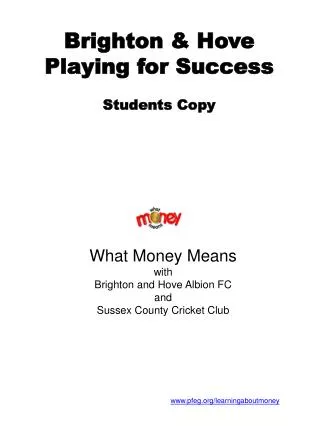 Brighton &amp; Hove Playing for Success Students Copy