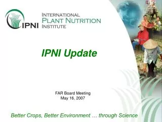 IPNI Update