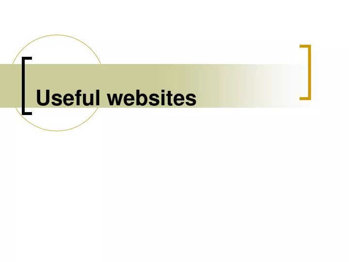 useful websites