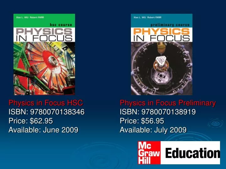 physics in focus hsc isbn 9780070138346 price 62 95 available june 2009