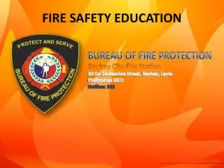 FIRE SAFETY EDUCATION