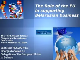 The Role of the EU in supporting Belarusian business