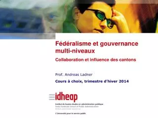 prof andreas ladner cours choix trimestre d hiver 2014