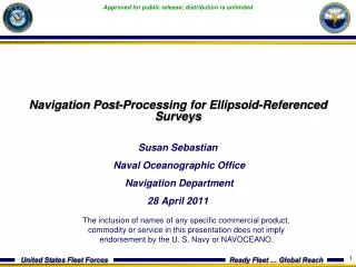 Navigation Post-Processing for Ellipsoid-Referenced Surveys